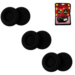 crysendo 60mm6cm headphone cushion replacement pads protein leather black