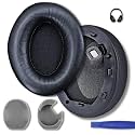 Crysendo Replacement Headphone Sheepskin Leather Cushion for Son-y WH-1000XM4 Headphone | Replacement Ear Cushion Foam Cover Ear Pads Soft Cushion | Upgraded Luxury Memory Foam (Black)