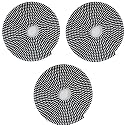Crysendo Spiral Cable Protector Wrap and Cord Winder, 3 pcs, Black &amp; White