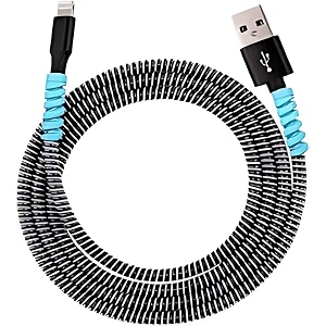 crysendo cable winder protector spiral 2 pcs 15m  4 cable clips 3 colors