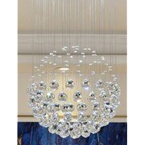 CRYSTA WORLD Raindrop K9 Crystal Chandelier Modern