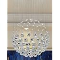CRYSTA WORLD Raindrop K9 Crystal Chandelier Modern