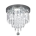 CRYSTA WORLD Raindrop K9 Crystal Modern Chandelier