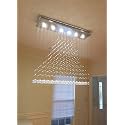 CRYSTA WORLD Raindrop K9 Crystal Modern Chandelier