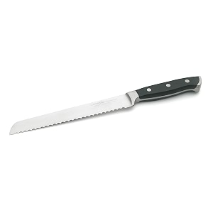 crystal - cl-905 stainless steel bread knife black