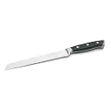 Crystal - CL-905 Stainless Steel Bread Knife, Black