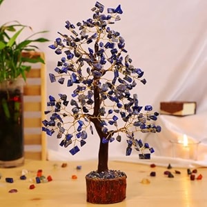 lapis lazuli crystal tree handmade home decor items crystal bonsai tree showpiece for home decor vastu gift items for home decoration hall decoration items healing crystals tree gifts