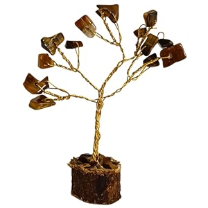 mini crystal tree handmade natural gemstone tree for shielding and grounding energy in home decor 1 pcs