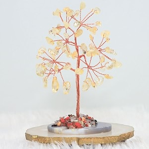 protective black tourmaline tree handmade natural gemstone tree for shielding and grounding energy in home decor crystal tree home decor citrine tree 63 beads