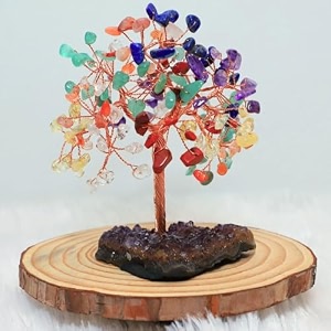 protective black tourmaline tree handmade natural gemstone tree for shielding and grounding energy in home decor crystal tree home decor seven chakra 162 beads