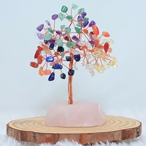 protective black tourmaline tree handmade natural gemstone tree for shielding and grounding energy in home decor crystal tree home decor citrine small tree 108 beads