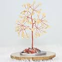 Protective Black Tourmaline Tree Handmade Natural Gemstone Tree for Shielding and Grounding Energy in Home Decor Crystal Tree Home Decor (Citrine Tree 63 Beads)