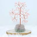 Protective Black Tourmaline Tree Handmade Natural Gemstone Tree for Shielding and Grounding Energy in Home Decor Crystal Tree Home Decor (Citrine Small Tree 108 Beads)