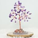 Protective Black Tourmaline Tree Handmade Natural Gemstone Tree for Shielding and Grounding Energy in Home Decor Crystal Tree Home Decor (Citrine Small Tree 108 Beads)