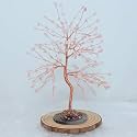Protective Black Tourmaline Tree Handmade Natural Gemstone Tree for Shielding and Grounding Energy in Home Decor Crystal Tree Home Decor (Citrine Small Tree 108 Beads)