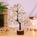 Crystal Tree of Life for Positive Energy and Good Luck| Handmade Home Decor Items Crystal Bonsai Tree Showpiece for Vastu and Gift Item Healing Crystals Tree