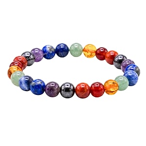 crystal heaven 7 chakra bracelet for women men with healing crystal and reiki stone - beautiful gemstone beaded bracelet for balance harmony amp positive energy regular