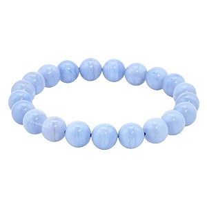 crystal heaven blue lace agate bracelet for women men with healing crystal and reiki stone - beautiful gemstone beaded bracelet for balance harmony amp positive energy
