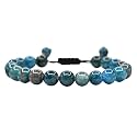 Crystal Heaven Certified Apatite Natural Healing Crystal Bracelet for Women Men - AAA Grade Original Healing Gemstone Adjustable Bracelet for Yoga Reiki Meditation Feng Shui