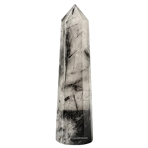 Crystal Heaven Certified Black Rutilated Quartz Tower