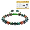 Crystal Heaven Certified Bloodstone Bracelet For Women Men With Healing Crystal And Reiki Stone - Beautiful Gemstone Adjustable Beaded Bracelet For Balance, Harmony &amp; Positive Energy