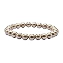 Crystal Heaven Certified Champagne Pearl Bracelet for Women Men with Healing Crystal and Reiki Stone - Beautiful Gemstone Beaded Bracelet for Balance, Harmony &amp; Positive Energy