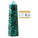 Crystal Heaven Certified Chrome Diopside Tower Obelisk