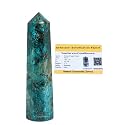 Crystal Heaven Certified Chrysocolla Tower Obelisk Point