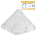 Crystal Heaven Certified Clear Quartz Pyramid-2" Inch Pyramid For Positive Energy,Vastu,Reiki,Feng Shui And Chakra Healing Energy Balancing