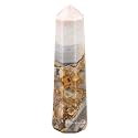 Crystal Heaven Certified Conglomerate Jasper Crystal Tower