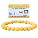Crystal Heaven Certified Cream Lava Stone Bracelet for Women Men with Healing Crystal and Reiki Stone - Beautiful Gemstone Beaded Bracelet for Balance, Harmony &amp; Positive Energy
