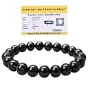Certified Black Obsidian Bracelet for Women Men with Healing Crystal