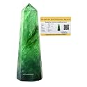 Crystal Heaven Certified Green Fluorite Crystal Tower
