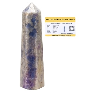Crystal Heaven Certified Hackmanite Tower Obelisk Point