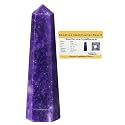 Crystal Heaven Certified Lepidolite Crystal Tower Obelisk