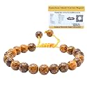 Crystal Heaven Certified Mariyam Jasper Bracelet for Women Men with Healing Crystal and Reiki Stone - Beautiful Gemstone Adjustable Beaded Bracelet for Balance, Harmony &amp; Positive Energy