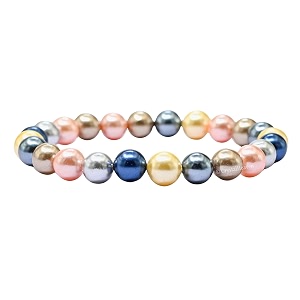 crystal heaven certified multi pearl bracelet for women men with healing crystal and reiki stone - beautiful gemstone beaded bracelet for balance harmony amp positive energy