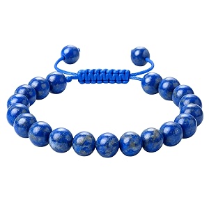 crystal heaven certified natural healing crystal bracelet for women men - aaa grade original healing gemstone adjustable bracelet for yoga reiki meditation feng shui lapis lazuli