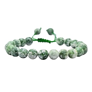 crystal heaven certified natural healing crystal bracelet for women men - aaa grade original healing gemstone adjustable bracelet for yoga reiki meditation feng shui tree agate