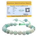 Crystal Heaven Certified Natural Healing Crystal Bracelet for Women Men - AAA Grade Original Healing Gemstone Adjustable Bracelet for Yoga Reiki Meditation Feng Shui (Amazonite)