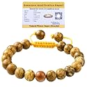 Crystal Heaven Certified Natural Healing Crystal Bracelet for Women Men - AAA Grade Original Healing Gemstone Adjustable Bracelet for Yoga Reiki Meditation Feng Shui (Picture Jasper)