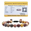 Crystal Heaven Certified Natural Healing Crystal Bracelet for Women Men - AAA Grade Original Healing Gemstone Adjustable Bracelet for Yoga Reiki Meditation Feng Shui (Mookaite)