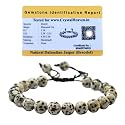 Crystal Heaven Certified Natural Healing Crystal Bracelet For Women Men - Aaa Grade Original Healing Gemstone Adjustable Bracelet For Yoga Reiki Meditation Feng Shui (Dalmatian Jasper)