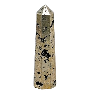 Crystal Heaven Certified Raw Pyrite Crystal Tower