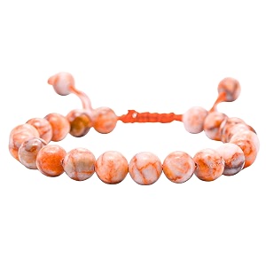 crystal heaven certified red picasso jasper bracelet for women men with healing crystal and reiki stone - original authentic gemstone adjustable beaded bracelet for money wealth success amp positive energy