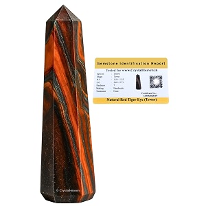 Crystal Heaven Certified Red Tiger Eye Agate