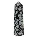 Crystal Heaven Certified Snowflake Obsidian Crystal Tower