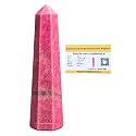 Crystal Heaven Certified Thulite Tower Obelisk Point