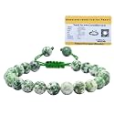 Crystal Heaven Certified Tree Agate Bracelet For Women Men With Healing Crystal And Reiki Stone - Beautiful Gemstone Adjustable Beaded Br For Balance, Harmony &amp; Positive Energy