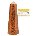 Crystal Heaven Certified Unakite Crystal Tower Obelisk